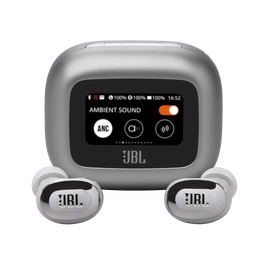JBL Live Buds 3 - Silver - True wireless Noise Cancelling bud-type earbuds - Hero